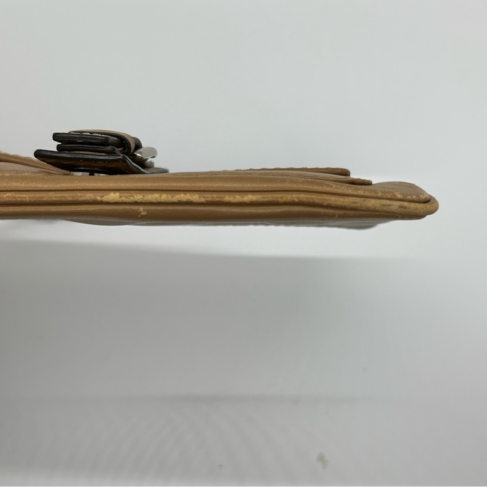 Coach Tan Leather Wristlet Wallet - Picture 14 of 14